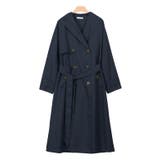 ネイビー | オーバーサイズトレンチコート トレンチコート コート ロングコート アウター | Pierrot