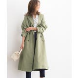 カーキ | オーバーサイズトレンチコート トレンチコート コート ロングコート アウター | Pierrot
