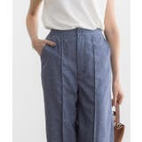 リネンライクセンターピンタックパンツ パンツ ワイドパンツ センターピンタック | Pierrot | 詳細画像7 