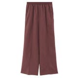 ダークレッド | 接触冷感リネンライクワイドパンツ ワイドパンツ 接触冷感 | Pierrot