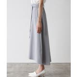 リネンライクベルト付フレアスカート スカート フレア | Pierrot | 詳細画像8 