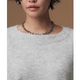 【RASW】アルパカ混ボートネックニット ふわふわ ニット | Pierrot | 詳細画像4 