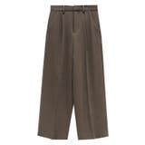 モカ | 【RASW】ウエストタックボックスパンツ パンツ ストレート ボックス | Pierrot