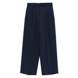 ネイビー(9/上) | 【RASW】ウエストタックボックスパンツ パンツ ストレート ボックス | Pierrot