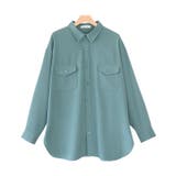 グリーン | リネンライクシャツ シャツ リネンライク | Pierrot