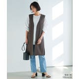 ノーカラージレ ジレ ロング | Pierrot | 詳細画像31 