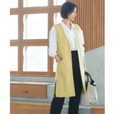 ノーカラージレ ジレ ロング | Pierrot | 詳細画像23 