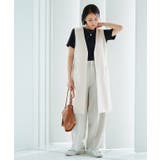 ノーカラージレ ジレ ロング | Pierrot | 詳細画像28 