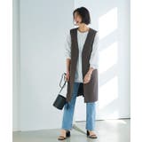 ノーカラージレ ジレ ロング | Pierrot | 詳細画像15 