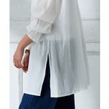 コットンボイル楊柳ギャザーブラウス ブラウス 楊柳素材 | Pierrot | 詳細画像5 