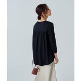 GIZAコットンバックギャザーTシャツ Tシャツ GIZAコットン | Pierrot | 詳細画像24 