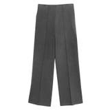 杢チャコール | カット起毛ピンタックボックスパンツ パンツ 起毛 | Pierrot