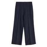 ダークネイビー | カット起毛ピンタックボックスパンツ パンツ 起毛 | Pierrot