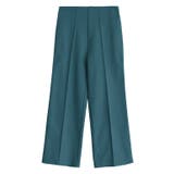 ブルーグリーン | カット起毛ピンタックボックスパンツ パンツ 起毛 | Pierrot