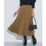 キャメルベージュ | フェイクスエードプリーツスカート プリーツスカート ロングスカート | Pierrot