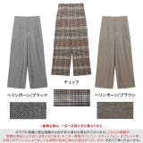 選べる柄ハイウエストパンツ パンツ ハイウエストパンツ ワイドパンツ スーツ | Pierrot | 詳細画像2