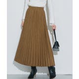 キャメルベージュ | フェイクスエードロングプリーツスカート スカート プリーツスカート | Pierrot