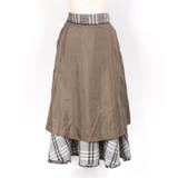 ウールタッチチェックフレアスカート スカート フレアスカート チェックスカート | Pierrot | 詳細画像7 