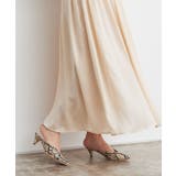 サテンスカート スカート サテン フレア ロング シンプル  スカート ロング | Pierrot | 詳細画像4 
