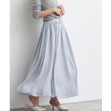 サテンスカート スカート サテン フレア ロング シンプル  スカート ロング | Pierrot | 詳細画像9 