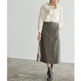 杢モカーキ | ウールタッチフレアスカート スカート フレアスカート Aラインスカート 膝下丈 | Pierrot