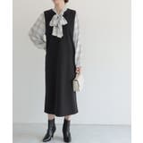 杢チャコール | ウールタッチジャンパースカート ジャンパースカート ジャンスカ | Pierrot