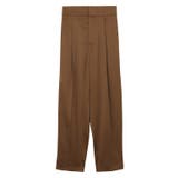 キャメル | ［RASW］サテンタックテーパードパンツ パンツ サテン | Pierrot