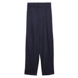 ダークネイビー | ［RASW］サテンタックテーパードパンツ パンツ サテン | Pierrot