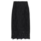 ブラック | [RASW]レースストレートスカート スカート レーススカート | Pierrot