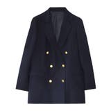 ネイビー | ゴールドボタンジャケット ジャケット ダブルブレスト | Pierrot