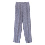 ネイビー | サマーツイードテーパードパンツ パンツ テーパード | Pierrot