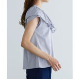 シャーリングフリルカラーブラウス ブラウス フリル | Pierrot | 詳細画像7