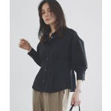 [RASW]ウエストタックシャツ ブラウス 体型カバー | Pierrot | 詳細画像14 