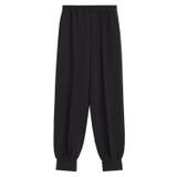 ブラック | [RASW]ピンタックスリットジョガーパンツ パンツ ジョガーパンツ | Pierrot
