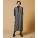 キーネックショルダータックジャンパースカート ジャンパースカート ワンピース | Pierrot | 詳細画像31 