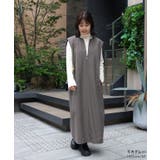 キーネックショルダータックジャンパースカート ジャンパースカート ワンピース | Pierrot | 詳細画像33 