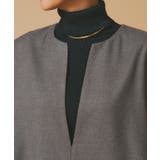 キーネックショルダータックジャンパースカート ジャンパースカート ワンピース | Pierrot | 詳細画像4 