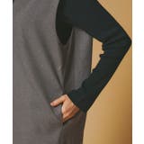 キーネックショルダータックジャンパースカート ジャンパースカート ワンピース | Pierrot | 詳細画像5 