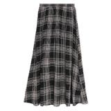 チェックA/ブラック | シアーチェックスカート スカート チェック | Pierrot