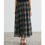 シアーチェックスカート スカート チェック | Pierrot | 詳細画像6