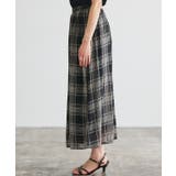 シアーチェックスカート スカート チェック | Pierrot | 詳細画像7