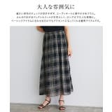 シアーチェックスカート スカート チェック | Pierrot | 詳細画像3