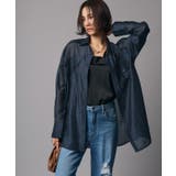 ダークネイビー | [RASW]シアーマルチwayシャツ シャツ カシュクール | Pierrot