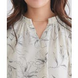 花柄ギャザーブラウス ブラウス 花柄 | Pierrot | 詳細画像5 