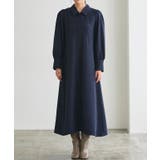 襟付きクルミボタンフレアワンピース クルミボタン ワンピース | Pierrot | 詳細画像6 