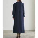 襟付きクルミボタンフレアワンピース クルミボタン ワンピース | Pierrot | 詳細画像8 