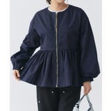 ヘムフレアノーカラーブルゾン ブルゾン ヘムフレア | Pierrot | 詳細画像7 