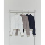 [ECLAM]サイドドロストクロップドシャツ シャツ ドロストデザイン | Pierrot | 詳細画像2 