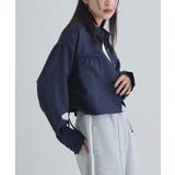 [ECLAM]サイドドロストクロップドシャツ シャツ ドロストデザイン | Pierrot | 詳細画像13 