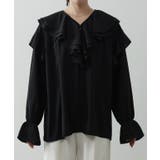 ラッフルカラーチュニックブラウス ブラウス チュニック丈 | Pierrot | 詳細画像6